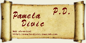 Pamela Divić vizit kartica